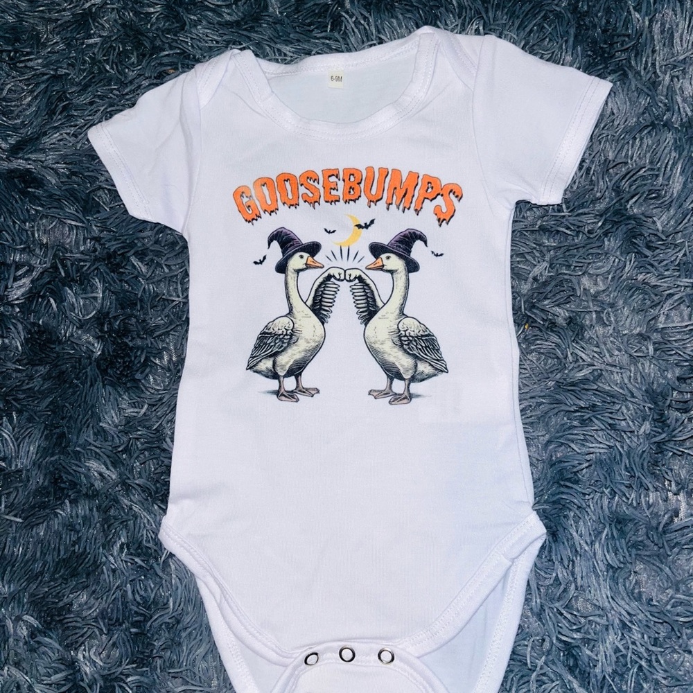NEW Custom made White Goosebumps Kids One Piece